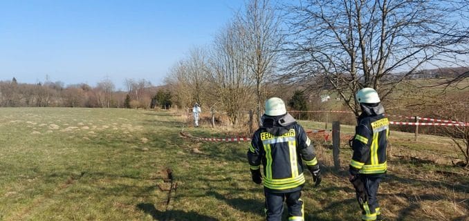 FW-EN: Kleinbrand entwickelt sich zu Bombenfund