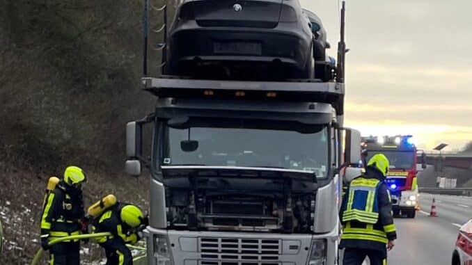 FW-EN: LKW-Brand auf der Autobahn A1