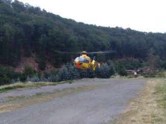 FW-EN: Landung Rettungshubschrauber