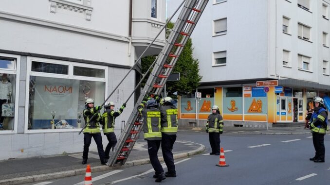 FW-EN: Menschenrettung über Leitern