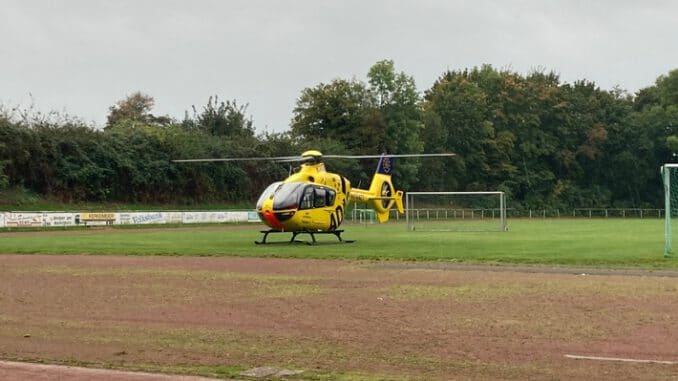 FW-EN: Rettungshubschrauber in Hattingen im Einsatz