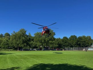 FW-EN: Rettungshubschrauber landete am Bleichstein: Notärztin per Hubschrauber zugeführt - Zwei Notfälle gleichzeitig in der Innenstadt