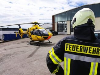 FW-EN: Rettungshubschrauber nach Arbeitsunfall im Einsatz