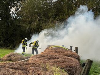 FW-EN: Strohballen brennen