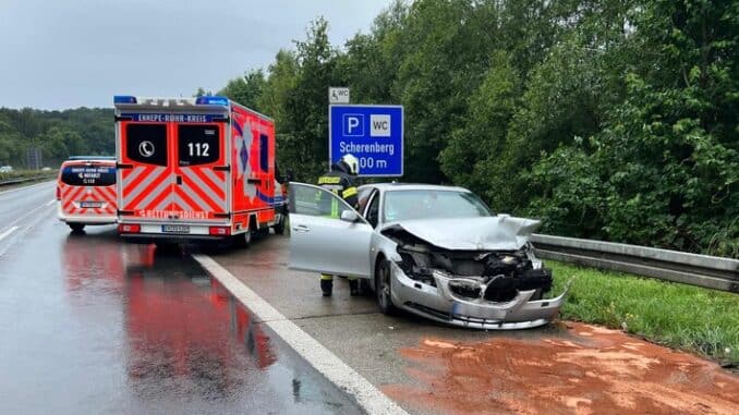 FW-EN: Verkehrsunfall auf der BAB 43