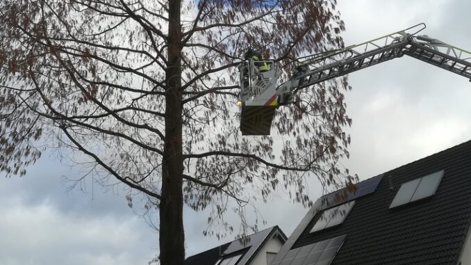 FW-EN: Wetter - fünf Einsätze aufgrund des Sturmes &quot;Antonia&quot; und Person hinter verschlossener Tür