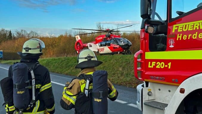 FW-EN: Zwei Radunfälle in wenigen Tagen - Unfall mit Schwerverletzten am Morgen auf der Wittbräucker Straße