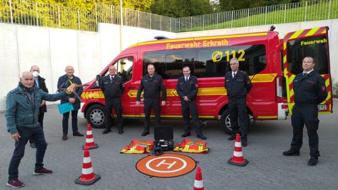 FW-Erkrath: Feuerwehr Erkrath stellt Drohneneinheit in Dienst