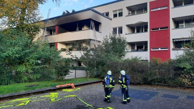 FW-Erkrath: Wohnungsbrand am Eichendorffweg