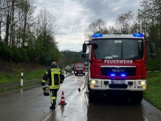 FW Finnentrop: Starkregen sorgt für überflutete Straßen und vollgelaufene Keller in der Gemeinde Finnentrop