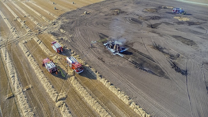 FW Flotwedel: Landkreisübergreifender Einsatz bei Flächenbrand zwischen Bröckel und Uetze