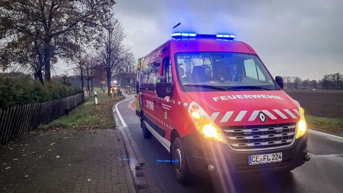 FW Flotwedel: Ölspur sorgt für ortsübergreifenden Feuerwehreinsatz