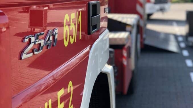 FW Frankenthal: Brand in Einkaufsmarkt