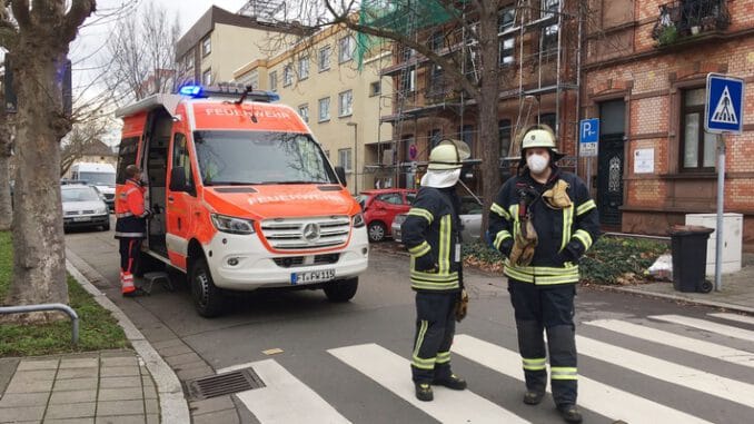 FW Frankenthal: Gasaustritt in einem Wohngebäude in der Heinrich-Heine-Straße