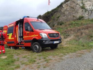 FW Frankenthal: Weinlese in Mayschoss - Unterstützung durch die Höhenretter der Feuerwehr Frankenthal