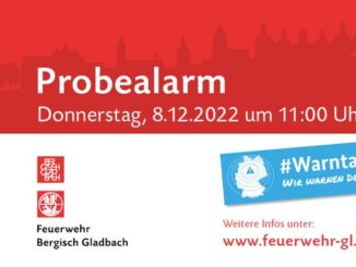 FW-GL: Bundesweiter Warntag: Sirenen heulen deutschlandweit am 8. Dezember um 11 Uhr