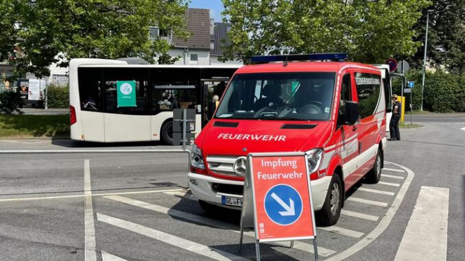 FW-GL: Impftermine der mobilen Impf-Teams der Feuerwehr Bergisch Gladbach vom 02. bis 08.08.2021