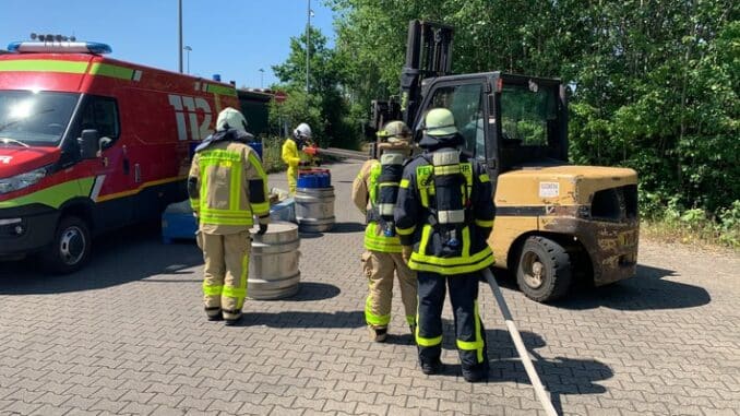 FW-GLA: Gefahrguteinsatz in Gladbeck