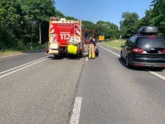 FW-GLA: Zurzeit gibt es für die Feuerwehr Gladbeck einen längeren Einsatz auf der BAB 2 in Fahrtrichtung Hannover.