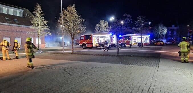FW Gangelt: Brand in Tiefgarage
