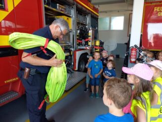 FW Gangelt: Kinder der Villa Kunterbunt besuchen die Feuerwehr