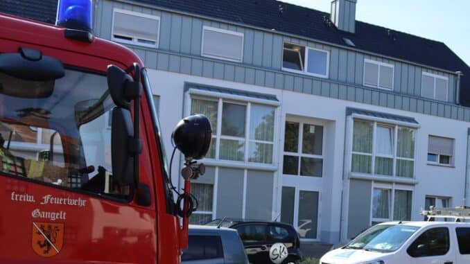 FW Gangelt: Produktaustritt in Pflegeheim