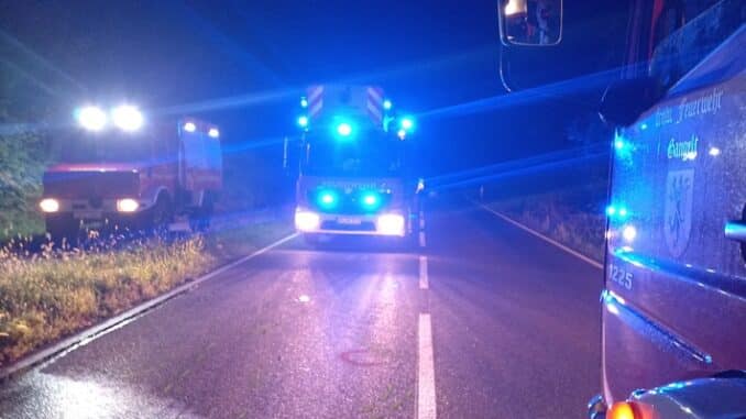 FW Gangelt: Tödlicher Verkehrsunfall auf Kreisstraße 5