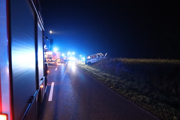 FW Gangelt: Verkehrsunfall mit Personensuche