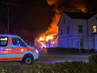 FW Hagen: Großbrand Hagen Boele Folgemeldung