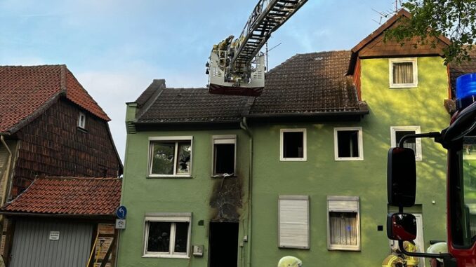 FW Helmstedt: Gebäudebrand im Großen Kirchhof