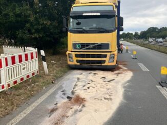 FW Hünxe: Einsatz auf Autobahn Rastplatz