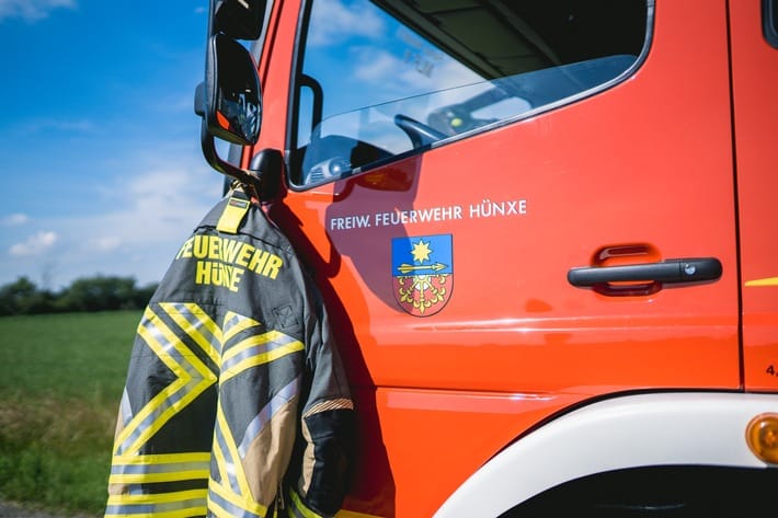 FW Hünxe: Erneuter Flächenbrand