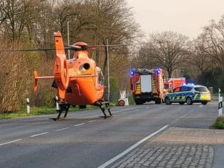 FW Hünxe: Verkehrsunfall in Bruckhausen