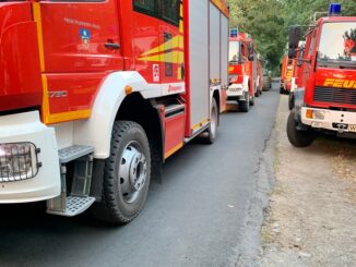 FW Hünxe: Waldbrand Lindhagenweg Hünxe