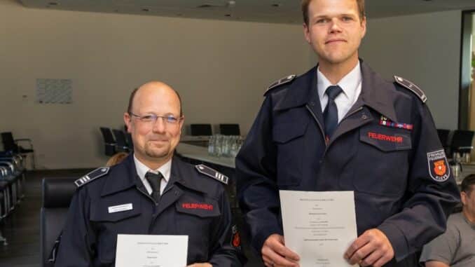 FW-KLE: Bürgermeister Gebing ernennt stellvertretende Leiter der Feuerwehr