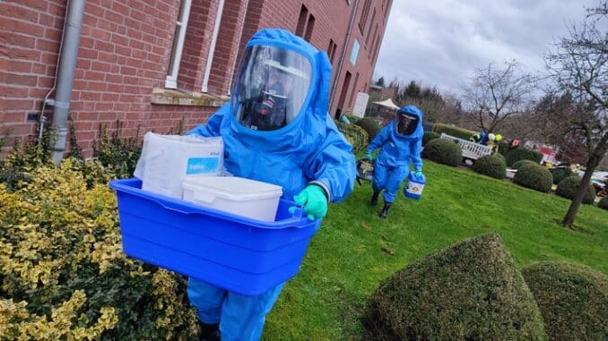 FW-KLE: Chloraustritt in Pflegeeinrichtung