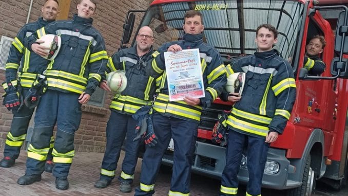 FW-KLE: Herzliche Einladung: Die Freiwillige Feuerwehr Bedburg-Hau feiert Sommerfest in Louisendorf