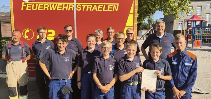 FW-KLE: Jugendfeuerwehr Kleve erfolgreich beim Orientierungslauf in Straelen