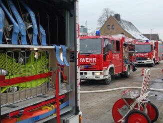 FW-KLE: Kaminbrand in Materborn