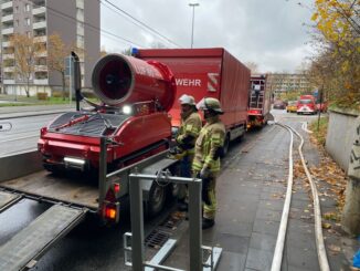 FW-KLE: Klever Löschroboter unterstützt in Duisburg