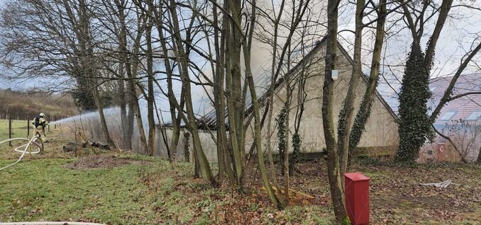 FW-KLE: Scheune brannte völlig aus