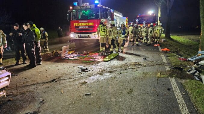 FW-KLE: Verkehrsunfall auf der Keekener Straße