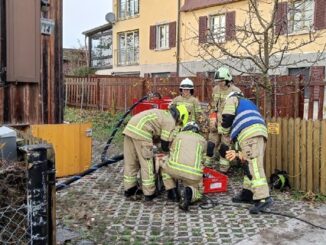 FW Konstanz: Ausgelaufener Heizöltank