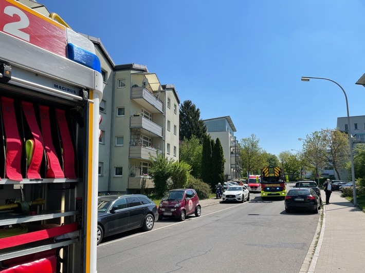 FW Konstanz: Brand im Treppenraum