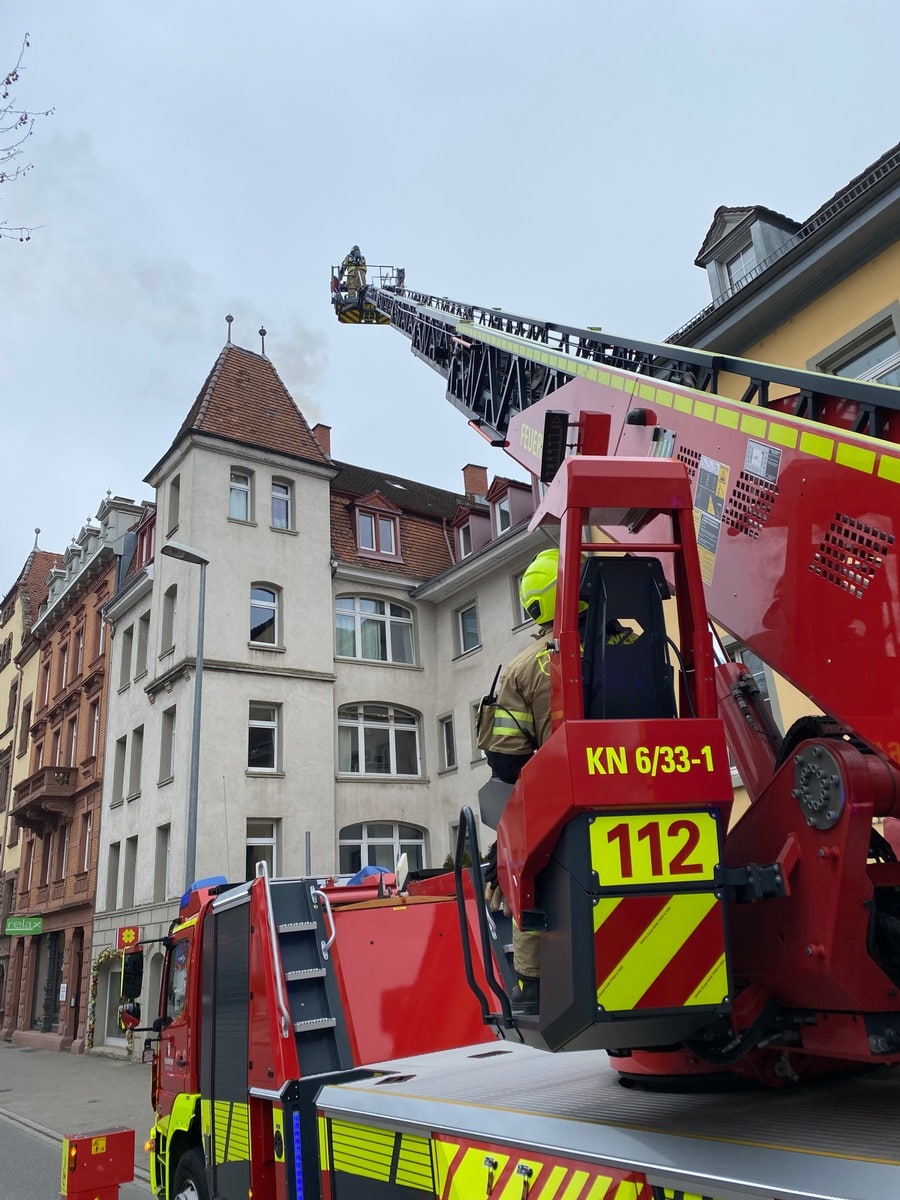 FW Konstanz: Kaminbrand