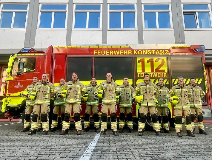 FW Konstanz: Neue Brandschutzkleidung der Feuerwehr Konstanz