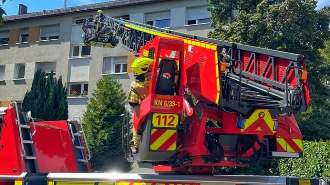 FW Konstanz: Rauchentwicklung im Gebäude