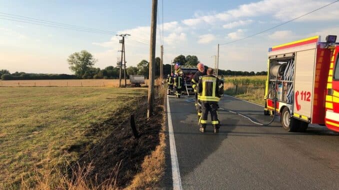FW Kranenburg: Flächenbrand