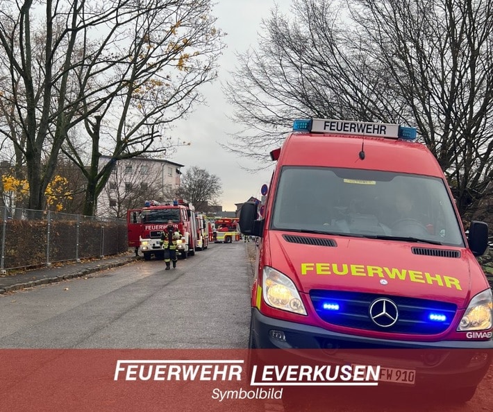 FW-LEV: Brand in Entsorgungsbetrieb