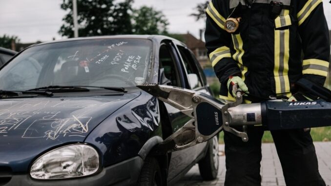 FW-LEV: Verkehrsunfall Tannenbergstraße